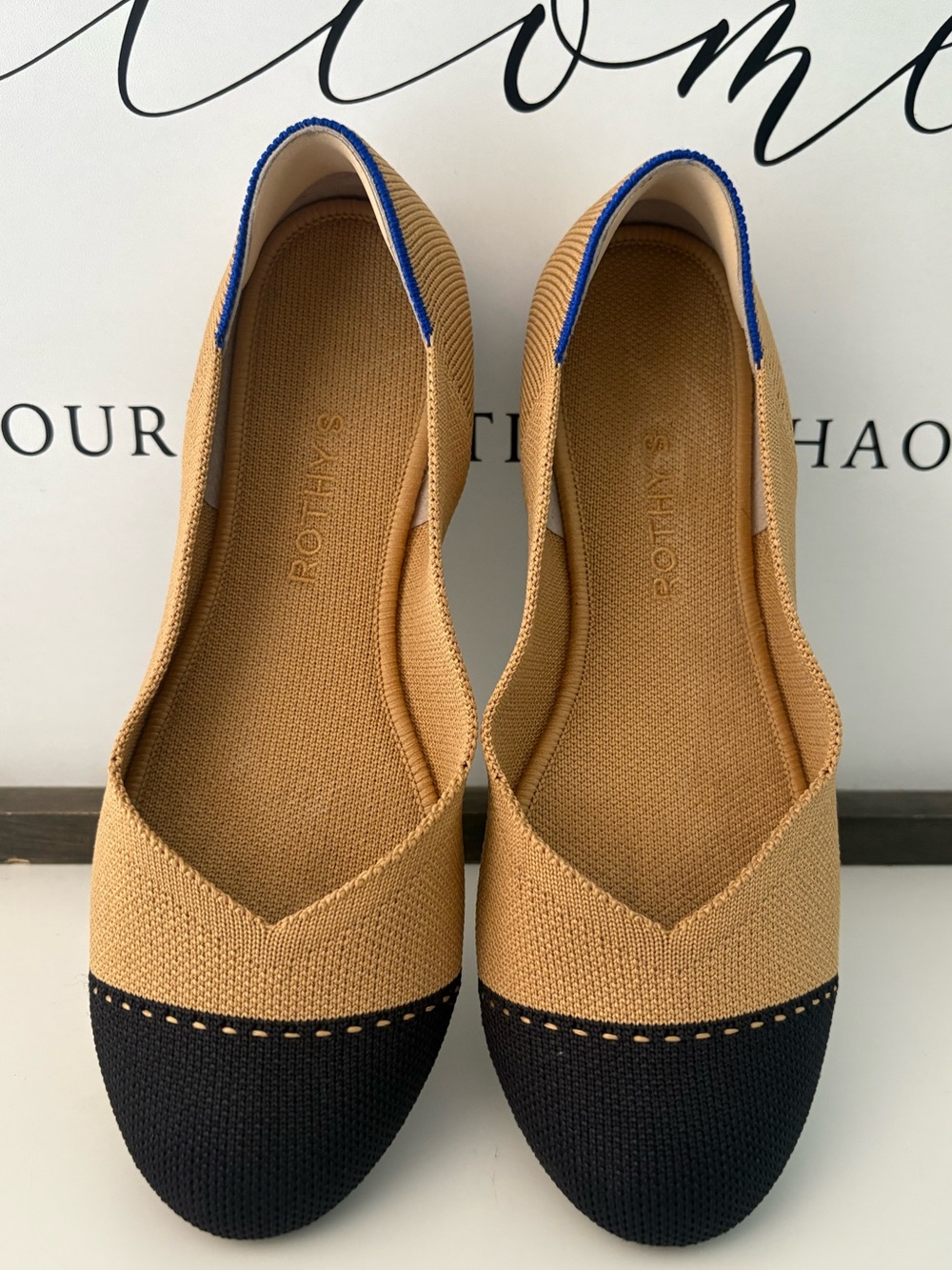 Rothy's Knit 2 Tone The Flat Women’s Size 9
